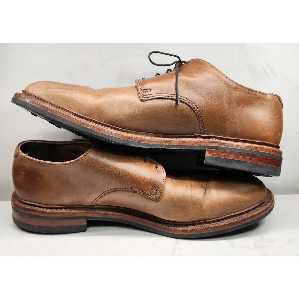 ECU Hard to find Parkhurst Bidwell‎ Derby Shoe 11D Brown Leather Dainite Outsole